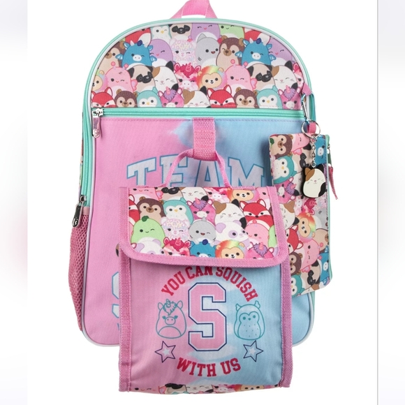 Bioworld Squishmallows 5 Piece Backpack Set - Picture 4 of 13